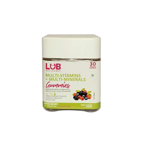 Lub Multivitamin And Mineral Gummies - Dosage Form: Tablet