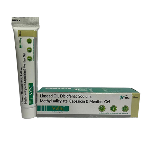 30g Linseed Oil Diclofenac Sodium Methyl Salicylate Capsaicin And Menthol Gel