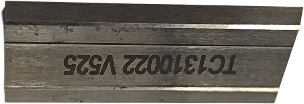 Ima C27 Tc1310022 Tag Punching Side Bit - Hardened Tool Steel, Customized Size, Gray Color, Cnc Technology, Coated Surface Treatment | Precision Tool For Accurate Tag Processing