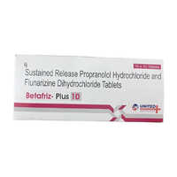 Sustained Realease Propranolol Hydrochloride And Flunarizine Dihydrochloride Tablets