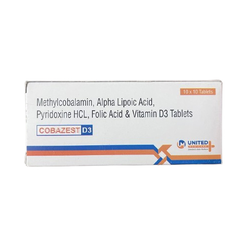 Methylcobalamin Alpha Lipoic Acid Pyridoxine HCL Folic Acid And Vitamin D3 Tablets