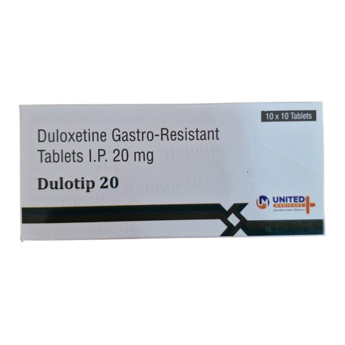 20mg Duloxetine Gastro-Resistant Tablets IP