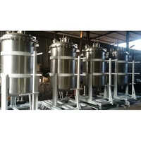 Industrial Process Tanks - Color: Sliver
