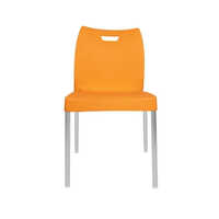 Plastic Cafe Chair - Color: Orange