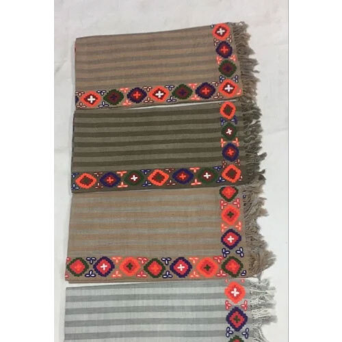 Woolen Emberoidery Shawls - Color: Multicolour
