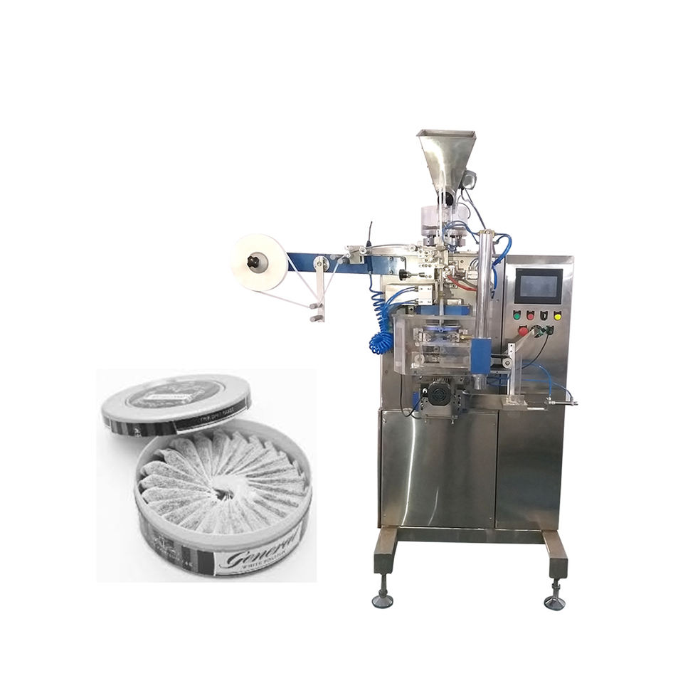 SNUS PACKING MACHINE WITH CANS FILLING UNIT