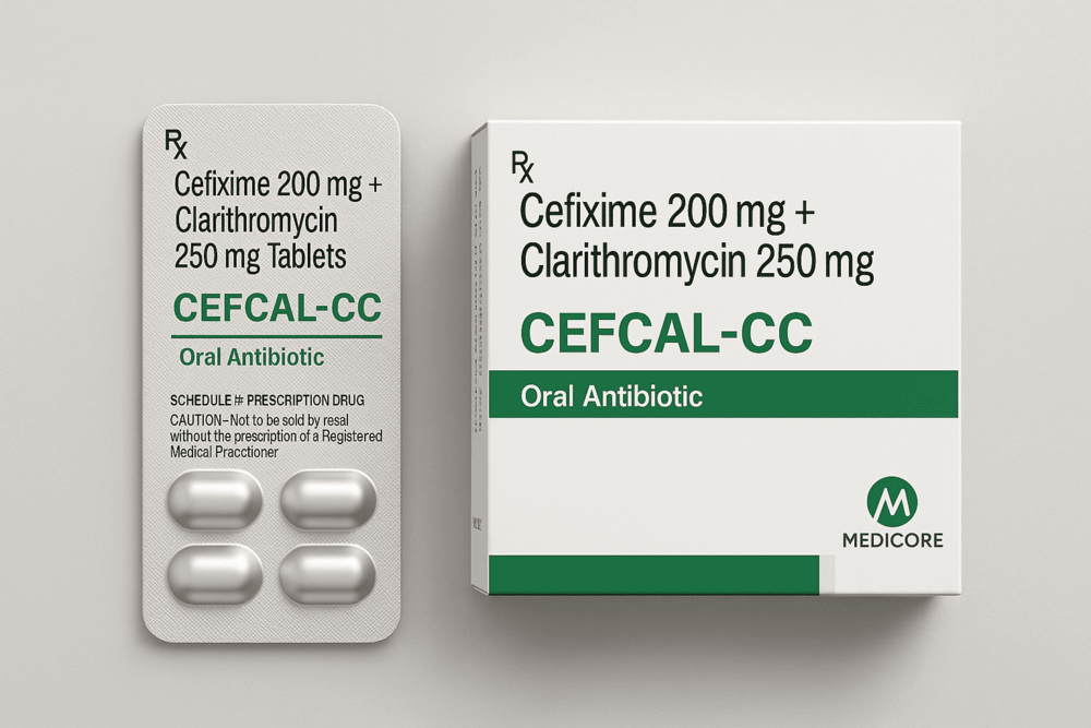 Cefifixime क्लेरिथ्रोमाइसिन टैबलेट