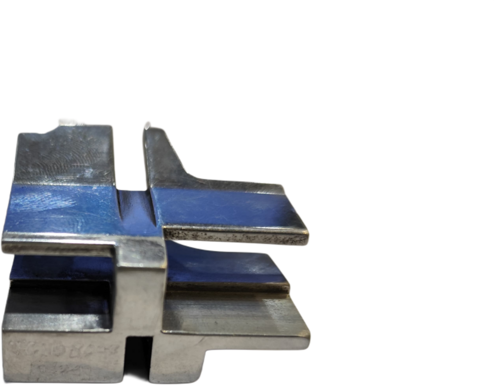 Ima C24 Tc1b80047 Tc1b80062 Package Holder - Alloy Steel, Customized Size, Blue And Silver, Cnc Machined, Coated Finish | Industrial Usage, Precision Fit & Durability