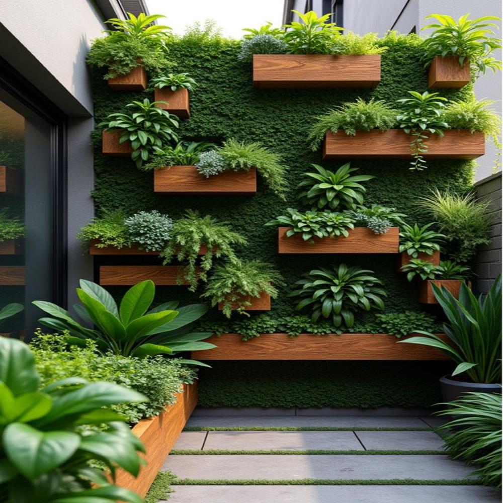 Natural Artificial Vertical Green Wall Garden Manufacturer And Contractor in India