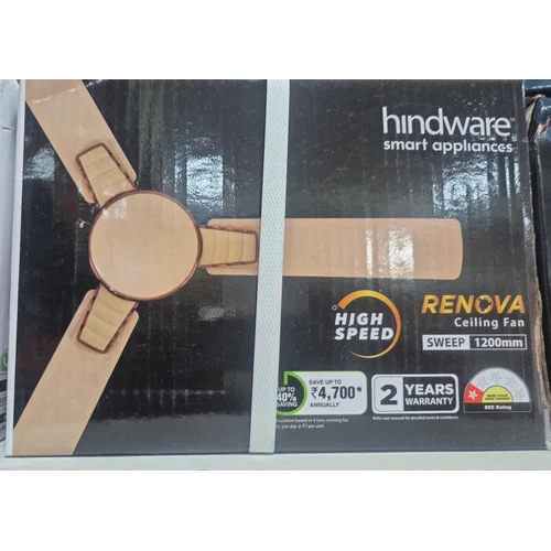 1200mm Cream Hindware Renova Ceiling Fan