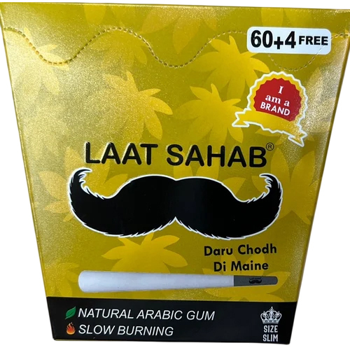 Laat Sahab White Preroll - Color: Brown