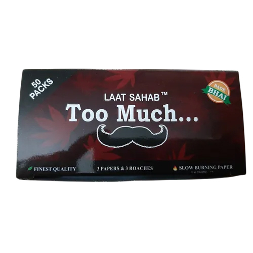 50 Packs 3 Paper And 3 Roaches - Color: Brown