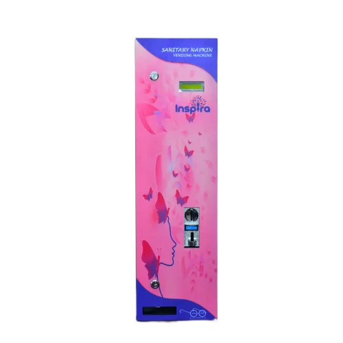 Fully Automatic Coin Operated Sanitary Napkin Vending Machine - Material: Mild Steel