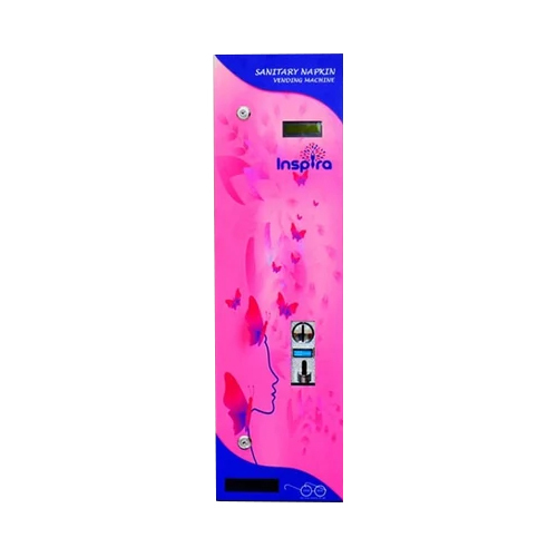 Wall Mounted Sanitary Napkin Vending Machine - Material: Mild Steel