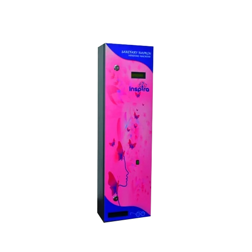 Fully Automatic And Digital Display Sanitary Napkin Vending Machine - Material: Mild Steel