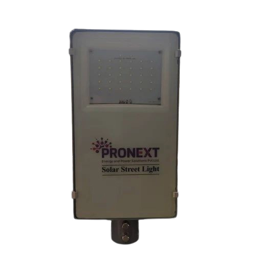 Glass Model Solar Street Light - Material: Aluminium