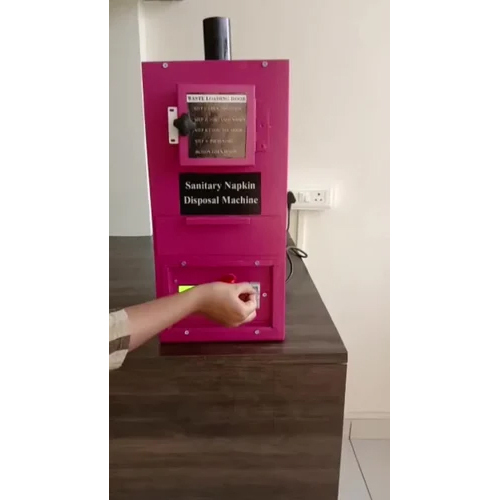Paint Coated Sanitary Napkin Incinerator Machine