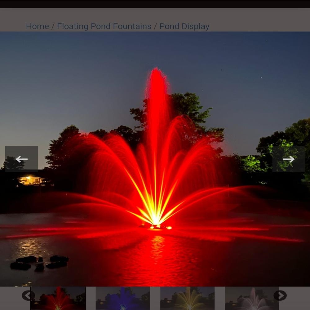 FRP Pond and Lake Floating Aerating Flower Jet and Shooter Jet Water Fountain Manufacturer Whole seller and Contractor in India