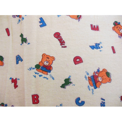 Nursery Baby Print Flannel Fabric
