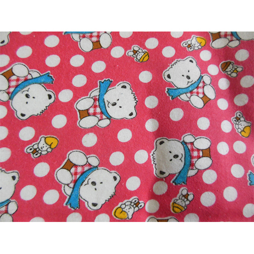 Nursery Baby Print Flannel Fabric