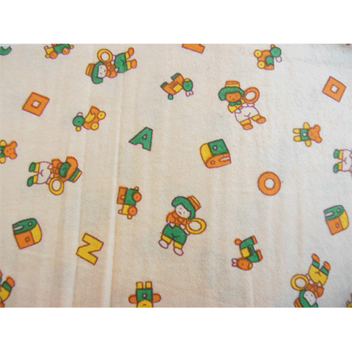 Nursery Baby Print Flannel Fabric