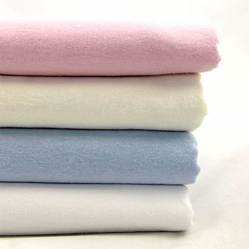 Bleached Dyed Flannel Fabric