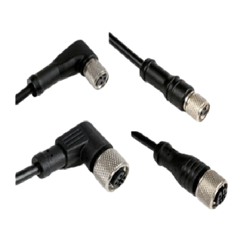 Connectors : M08, M12 - Pre-wired