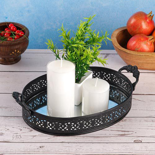 Metal Fruit Basket - Color: Black