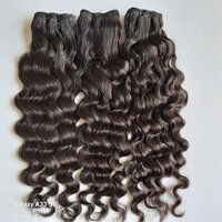 Virgin Remy Cambodian  Human Hair Extenstion - Color: Natural Black And Brown