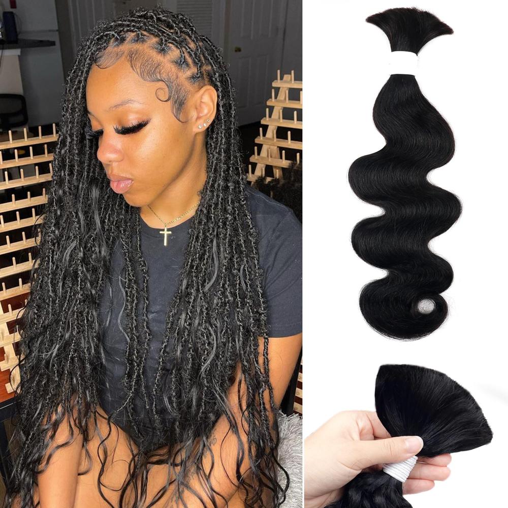 Bulk Human Hair Extensions Braids Indian Weaving Wholesale Vendor
