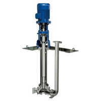 Vertical Slurry Sump Pump - Color: Blue
