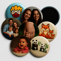 Round Customised Fridge Magnet