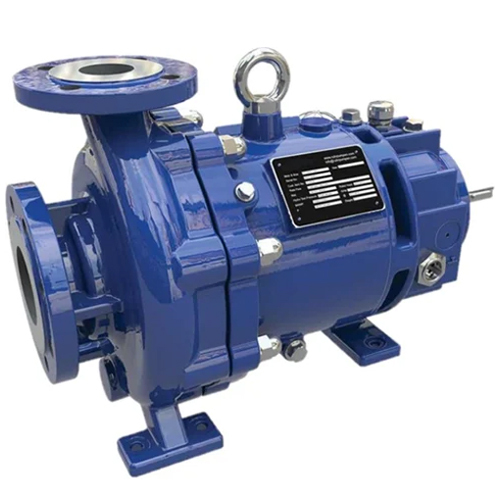 Pp-Pvdf Horizontal Centrifugal Pump - Color: Blue Paint Coated