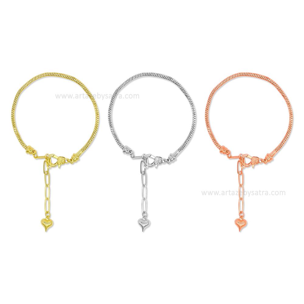 Brass Adjustable Bracelet | Size : 5inch | Qty : 1 Pcs