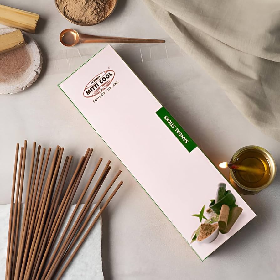 Incense Sticks (Sandal) - Height: 1 Inch (In)