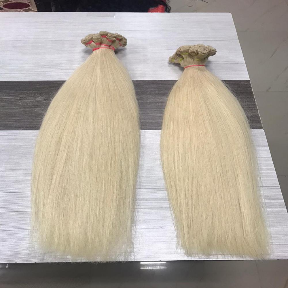 Bleached  613 white humnan hair