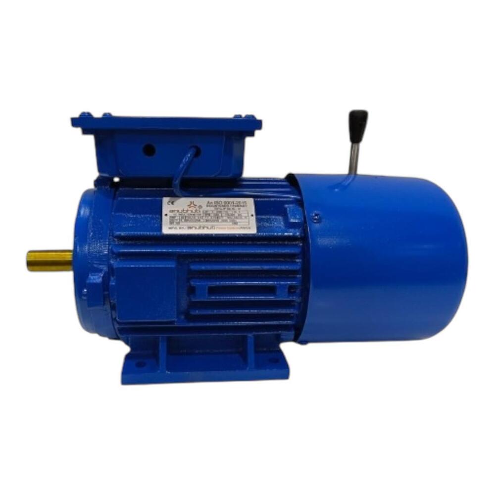 Industrial Brake Motor - 0.5 To 10 H.p., 220v/415v, 3000-750 Rpm | Tefc, Class F Insulation, Ball Bearing, Ip44/ip55 Protection, High Pressure