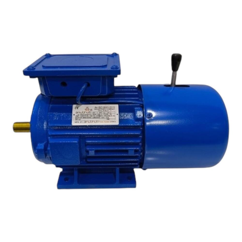 Industrial Brake Motor - 0.5 To 10 H.p., 220v/415v, 3000-750 Rpm | Tefc, Class F Insulation, Ball Bearing, Ip44/ip55 Protection, High Pressure