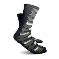 Military Camo Crew Socks - Color: Multi Colour