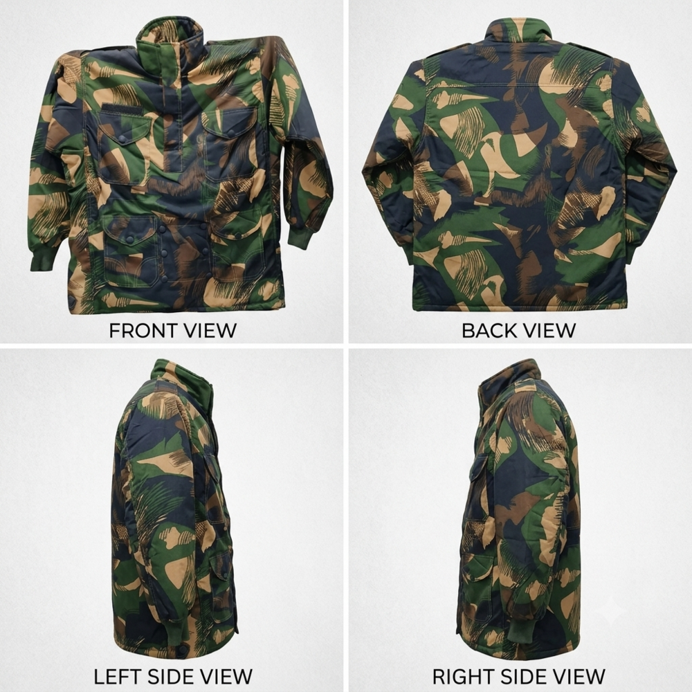 Multicolor Cotton Indian Army Jacket - Color: Multicolour