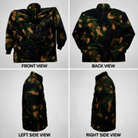 Multicolor Cotton Indian Army Jacket - Color: Multicolour