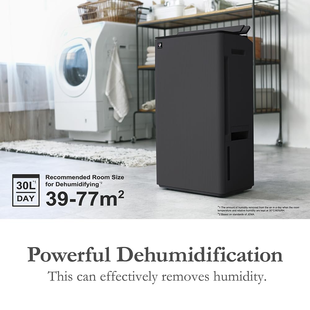 Sharp Dw-t30fm-h Dehumidifier With Air Purifier - Humidity Sensor: Yes