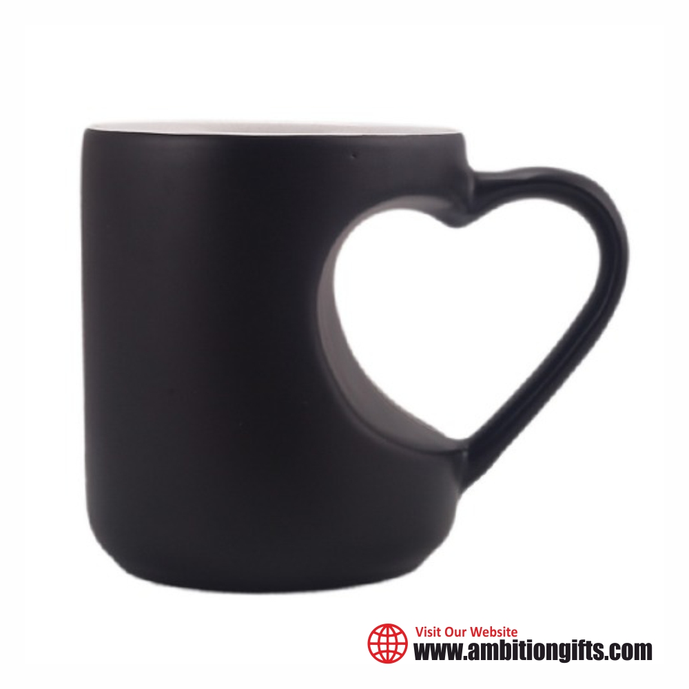 Heart Cut Sublimation Mug