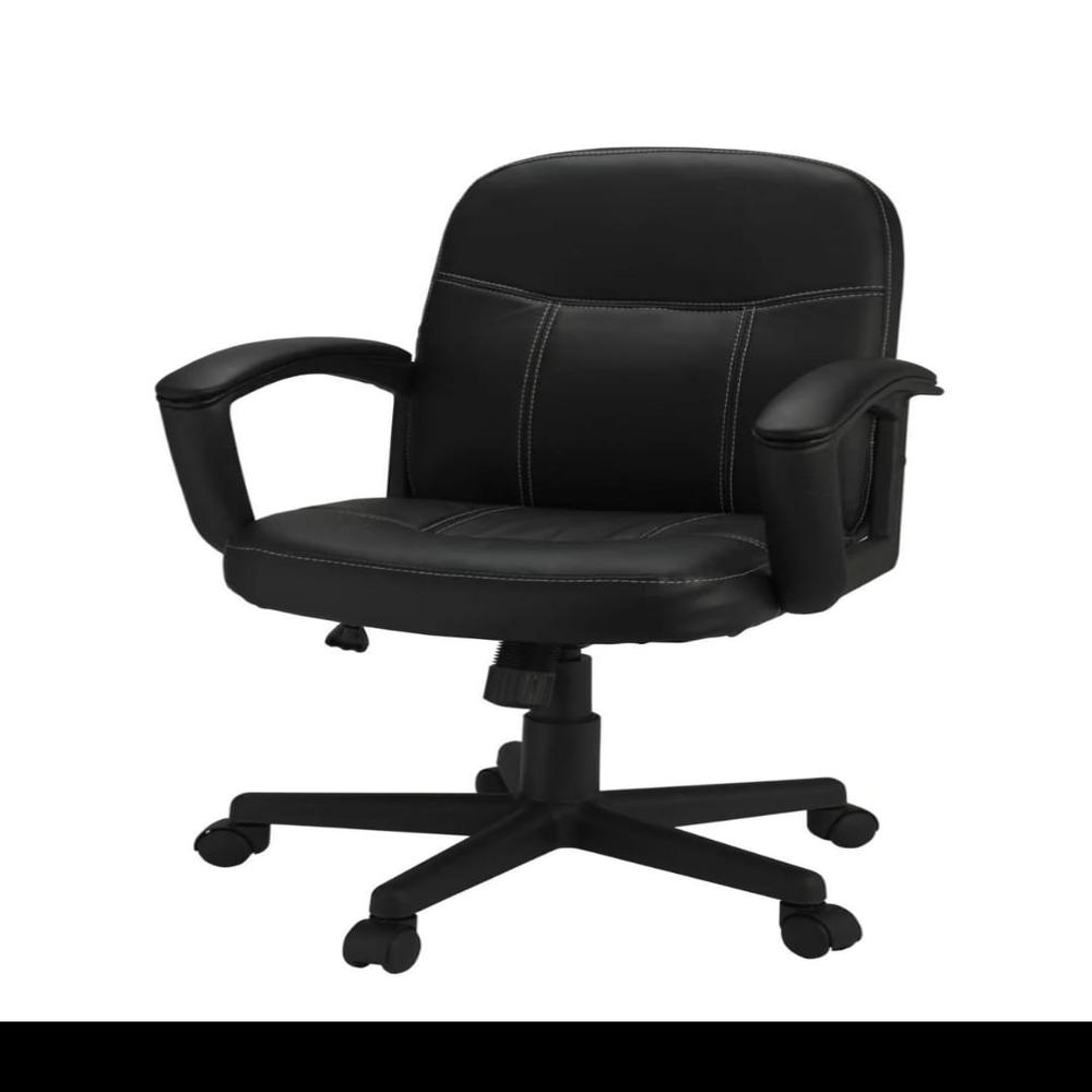 NILKAMAL MAYOR LEATHERETTE OFFICE CHAIR (LOW BACK)