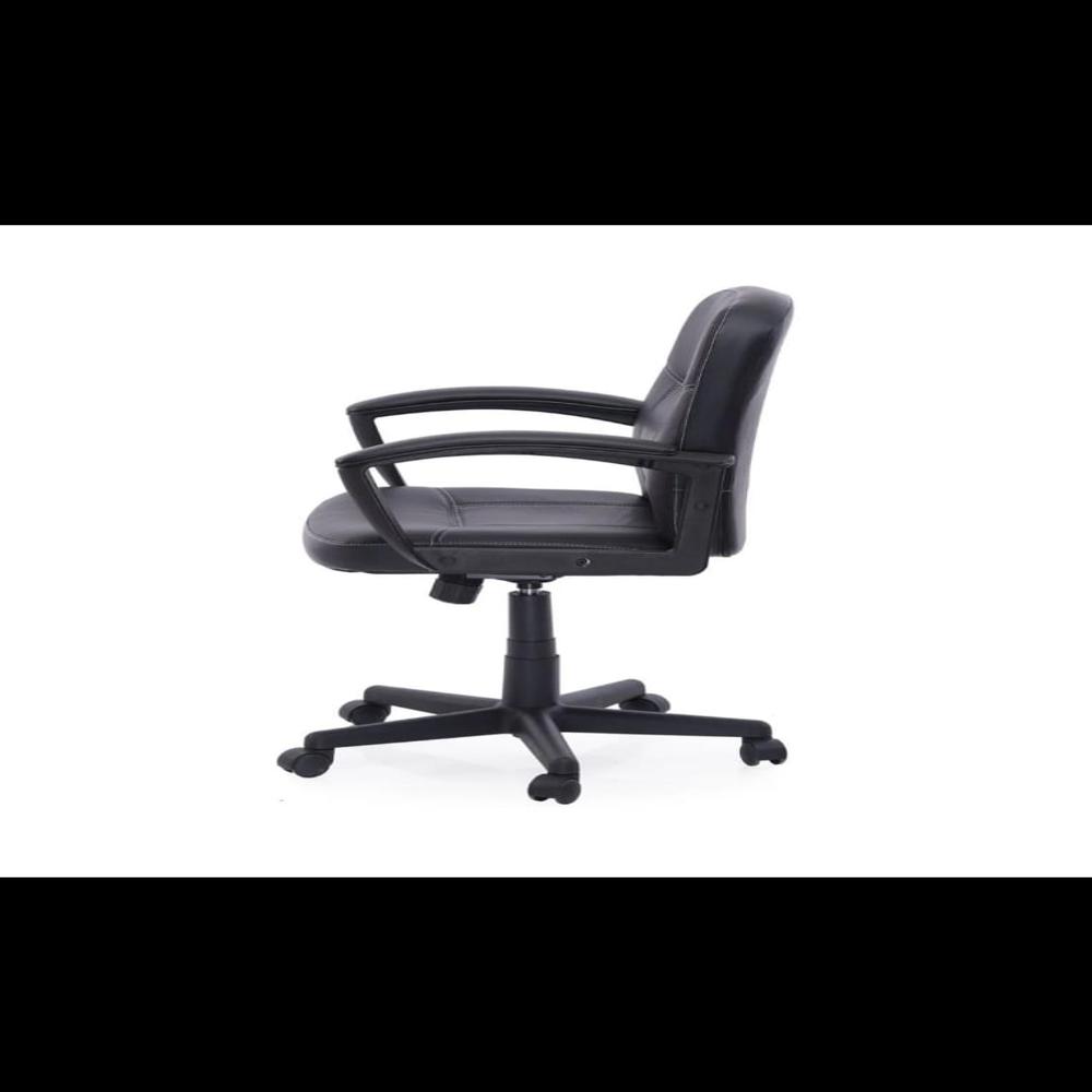 NILKAMAL MAYOR LEATHERETTE OFFICE CHAIR (LOW BACK)