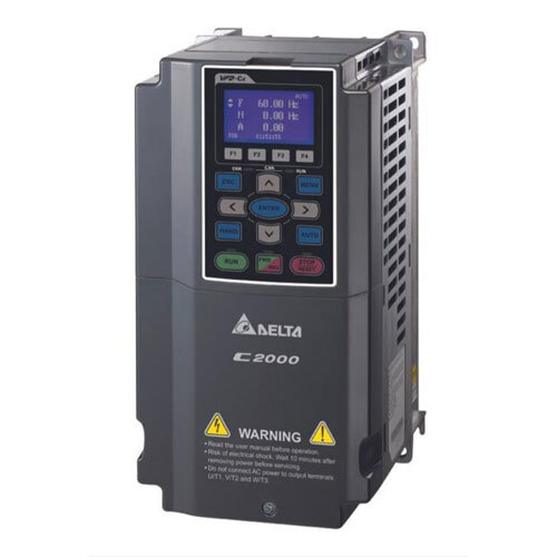 Delta C2000 VFD 3 Phase, 1 425 HP, Sensorless Vector Control, IP20 IP00 - 230V 460V 690V, Built-in PLC, Multi-Motor Support