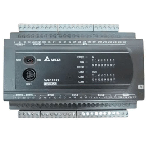 Delta DVP-ES2 Series PLC-DVP32ES200T R 16 Digital Inputs & 16 Digital Outputs