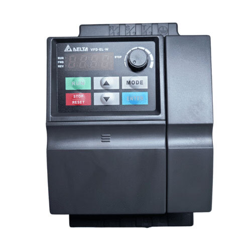 Delta EL-W श्रृंखला VFD (वेरिएबल फ्रिक्वेंसी ड्राइव) 1-फेज इनपुट मॉडल (0.25-3 HP) AC ड्राइव