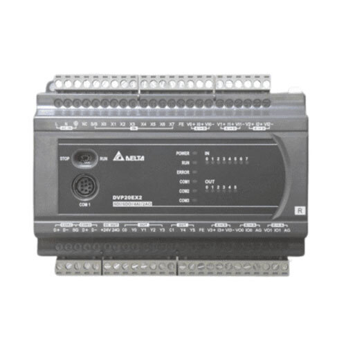 Delta PLC DVP-EX2 Series, DVP20EX200T & DVP20EX200R (8DI-6DO-4AI-2AO) Programmable Logic Controller