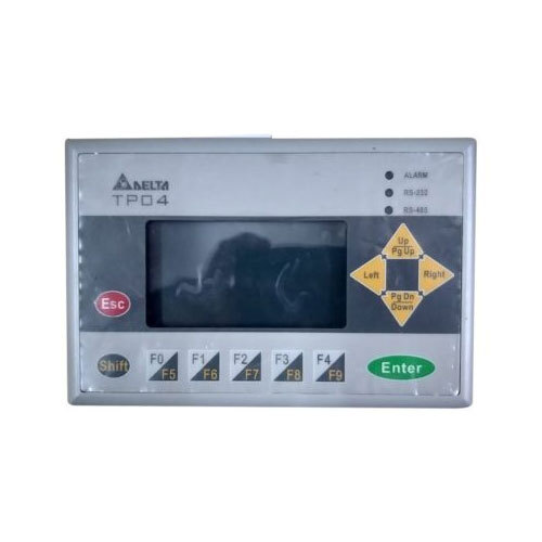 Delta TP04G-AS2 कीपैड HMI 4-लाइन LCD, RS-232-485, IP66, कीपैड नियंत्रण